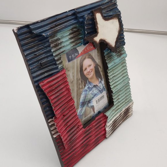 NWT BOGO 3 Dimensional Art Picture Frame 4x6 Texas Outline Buy One Get One Free - Picture 4 of 8